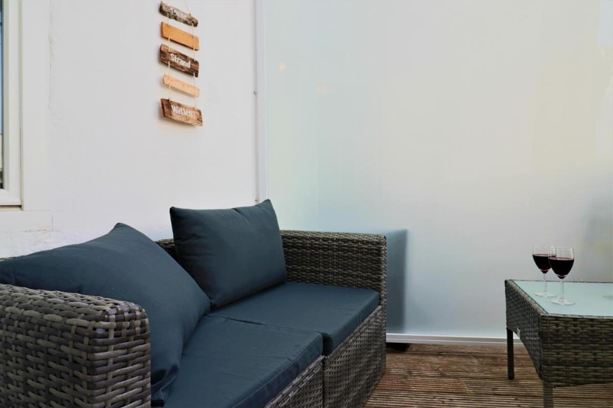 Blaue Koje Apartment Rostock Bagian luar foto